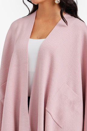 Plain Asymmetrical Poncho