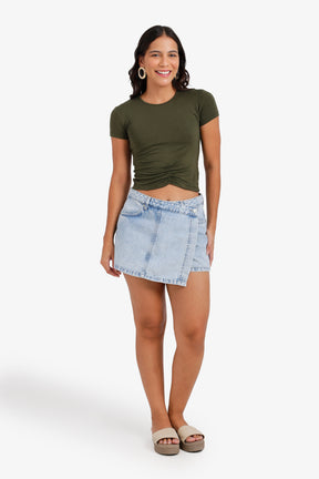 Denim Beach Skorts