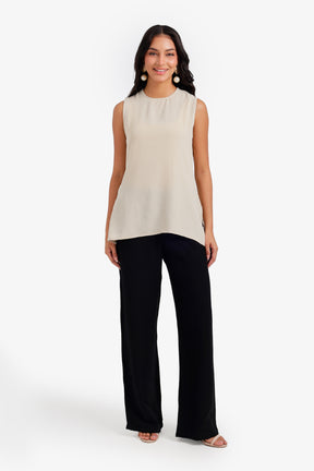 Keyhole Back Closure Blouse