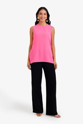 Keyhole Back Closure Blouse