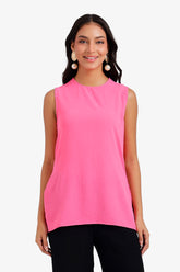 Keyhole Back Closure Blouse