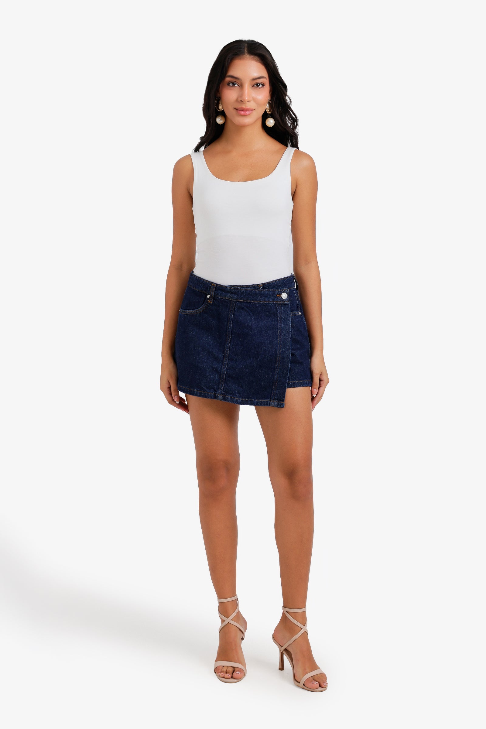 Denim Beach Skorts