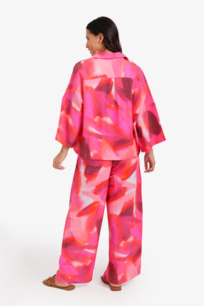 Watercolor Print Pyjama Set
