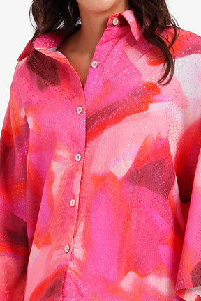 Watercolor Print Pyjama Set