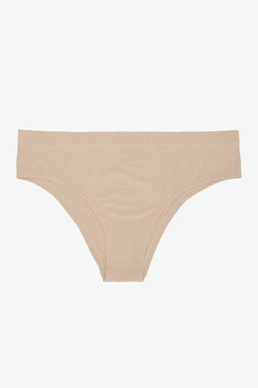 Ribbed-Trim Brief Panty