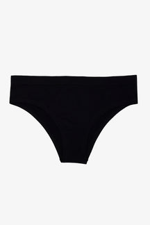 Ribbed-Trim Brief Panty