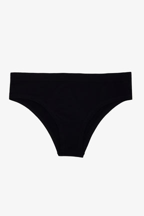 Ribbed-Trim Brief Panty