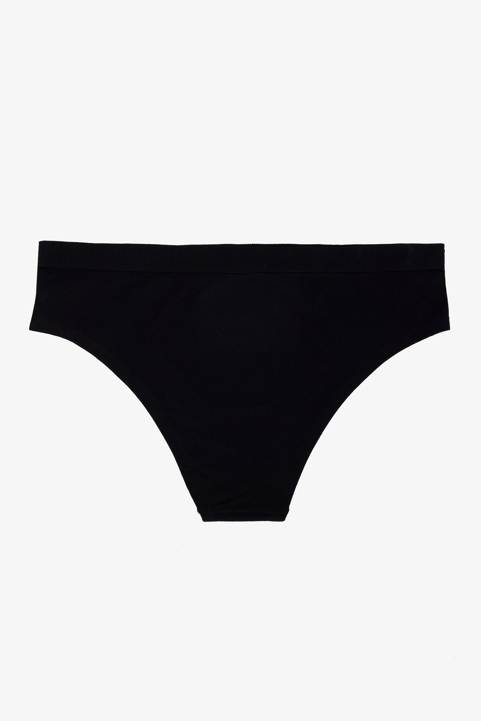 Ribbed-Trim Brief Panty