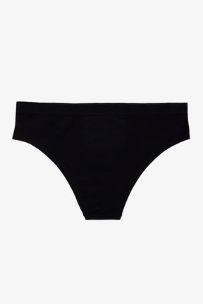 Ribbed-Trim Brief Panty
