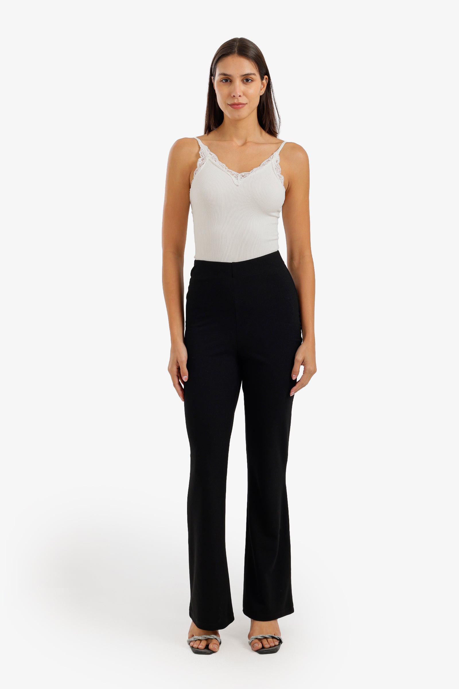 High-Waist Flare Pants