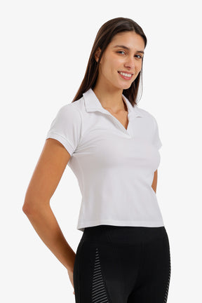 Cropped Polo T-Shirt