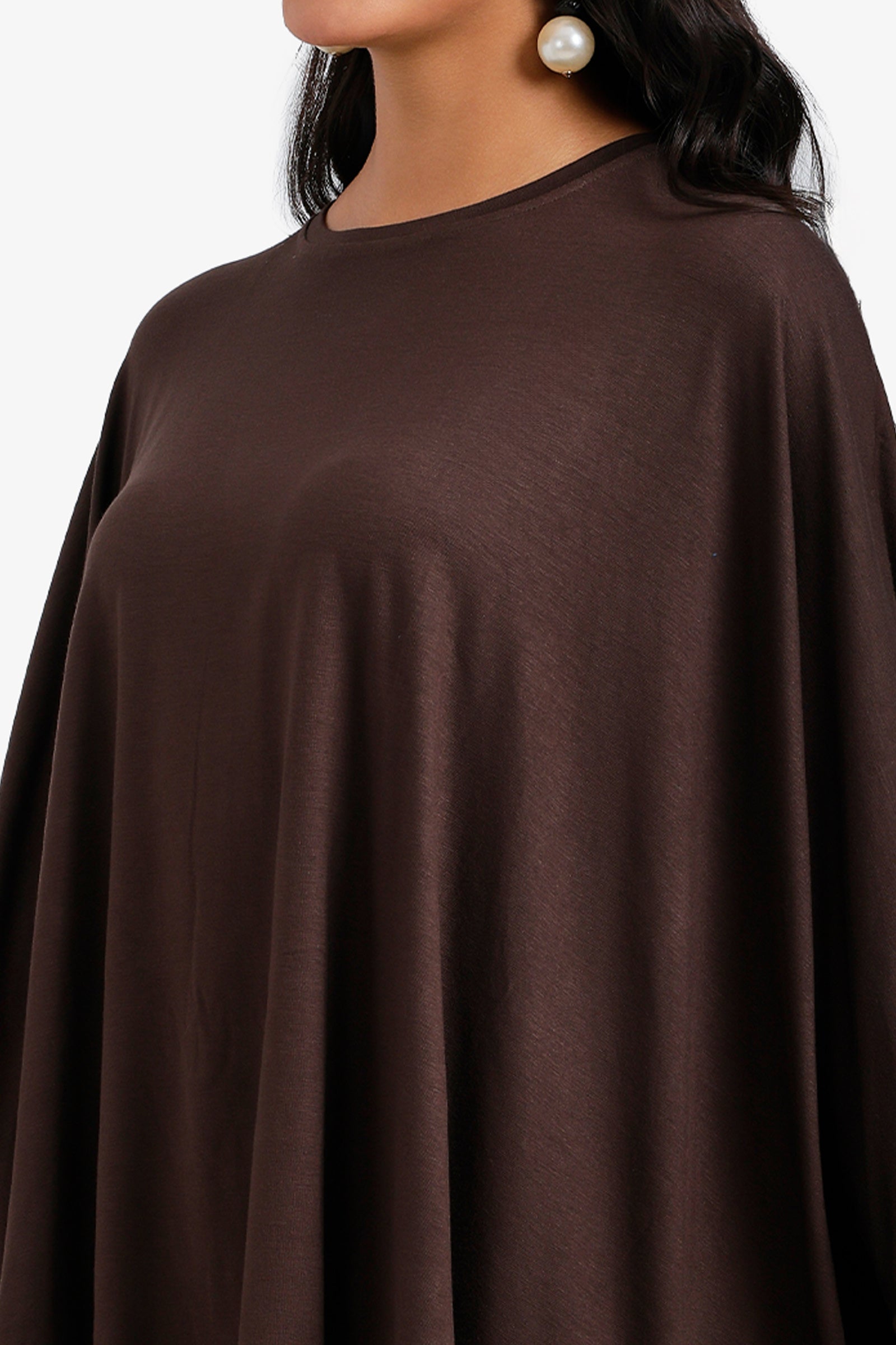 Flowy Asymmetric Poncho