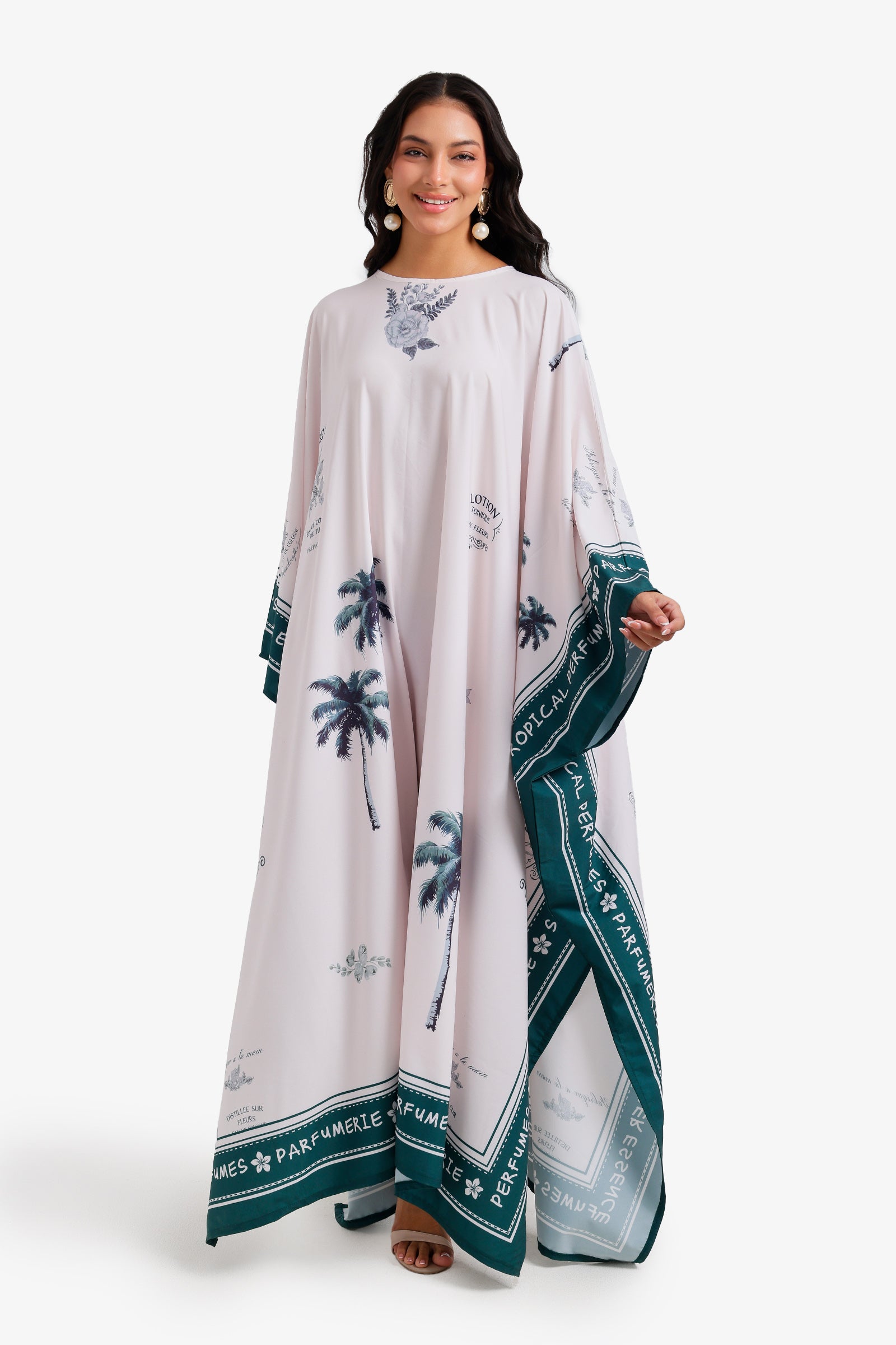 Tropical Graphic Beach Dress