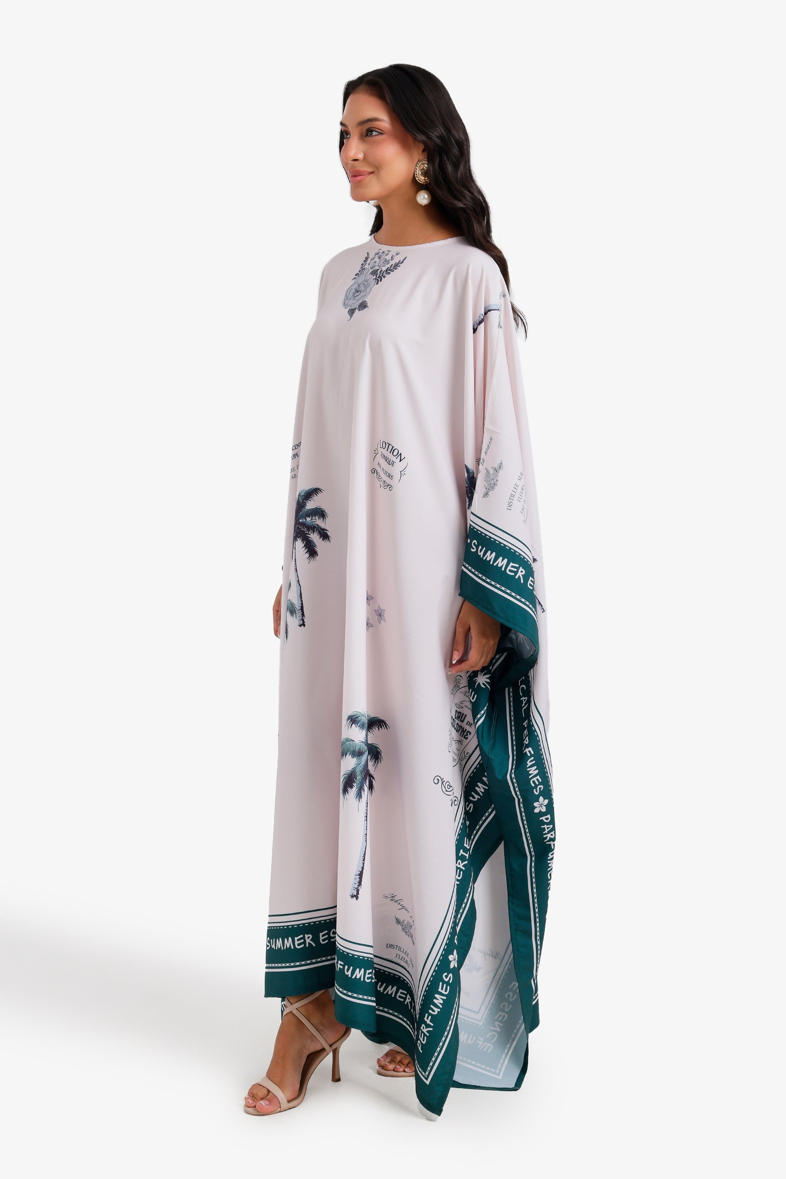 Tropical Graphic Beach Dress
