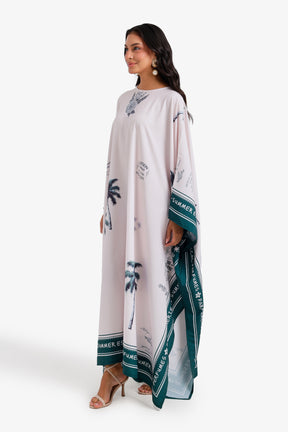 Tropical Graphic Beach Dress