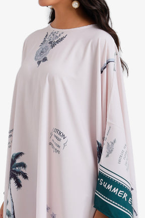 Tropical Graphic Beach Dress