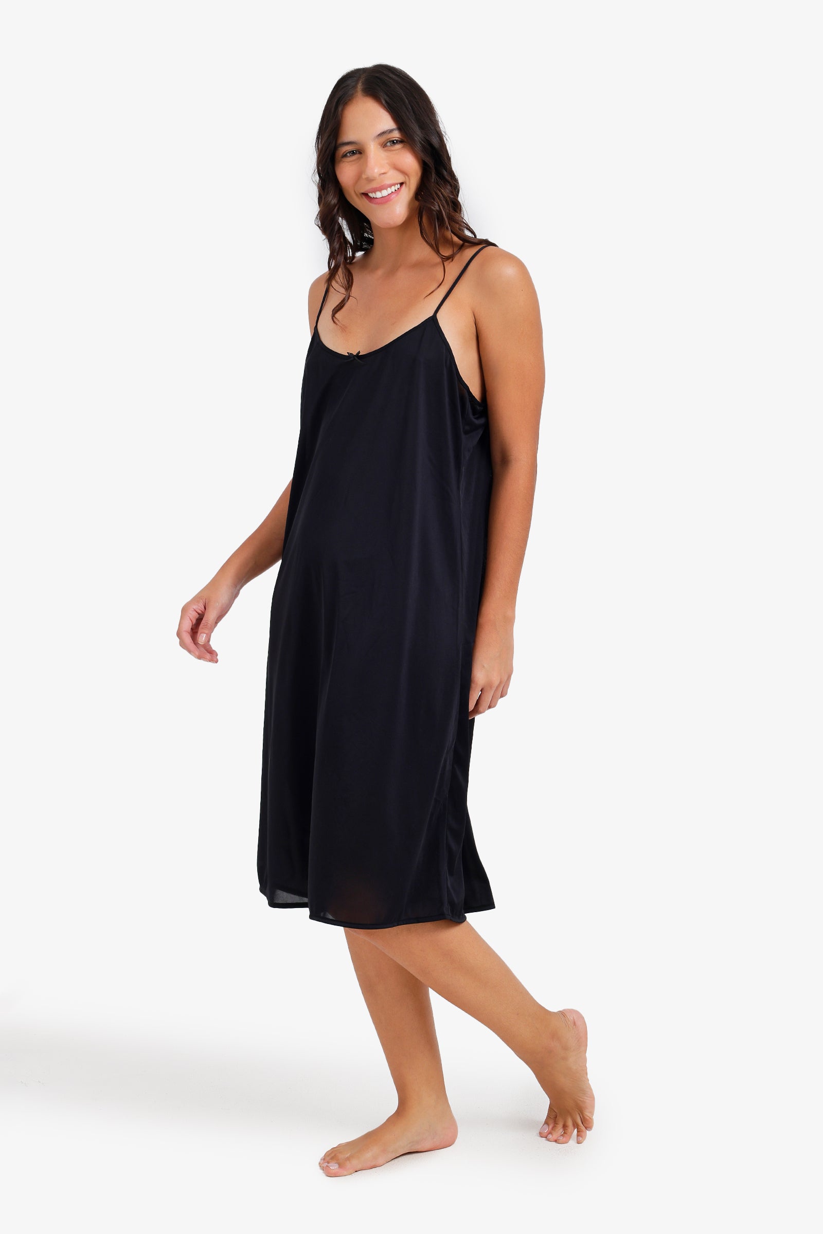 Scoop-Neck Slip Dress