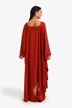 Flowy Asymmetric Beach Dress