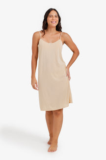 Scoop-Neck Slip Dress