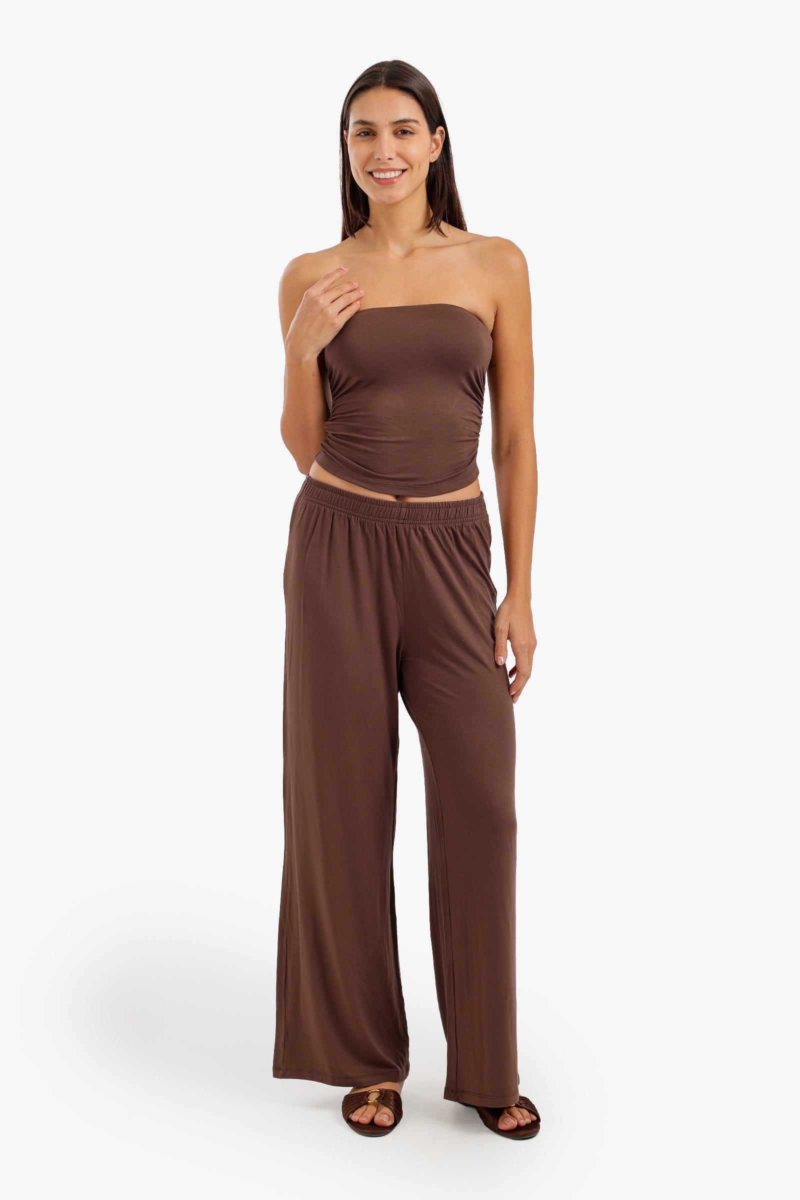 Sleeveless Cropped Lounge Top