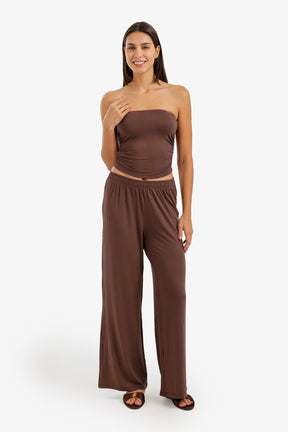 Sleeveless Cropped Lounge Top