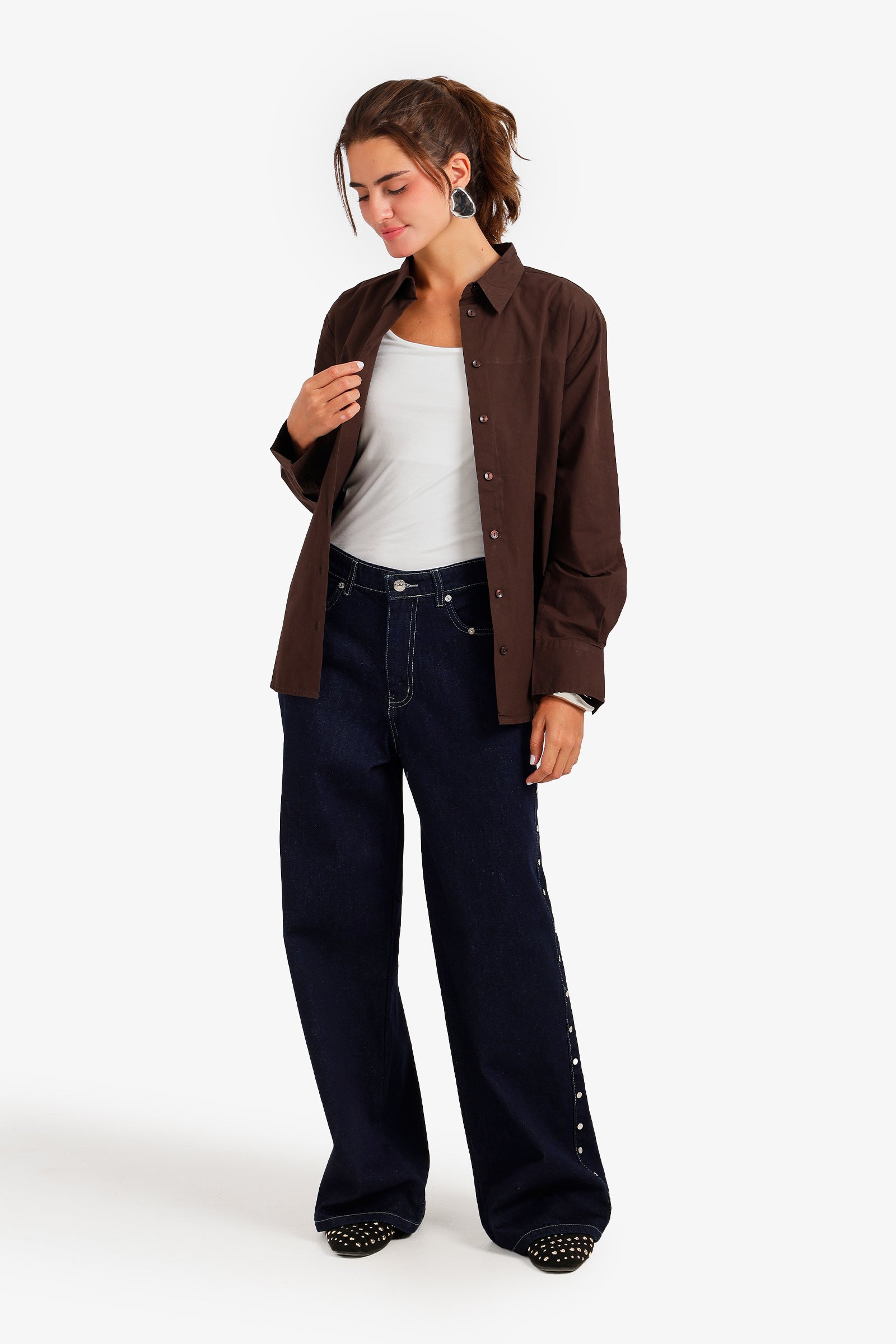 Classic Button Placket Shirt