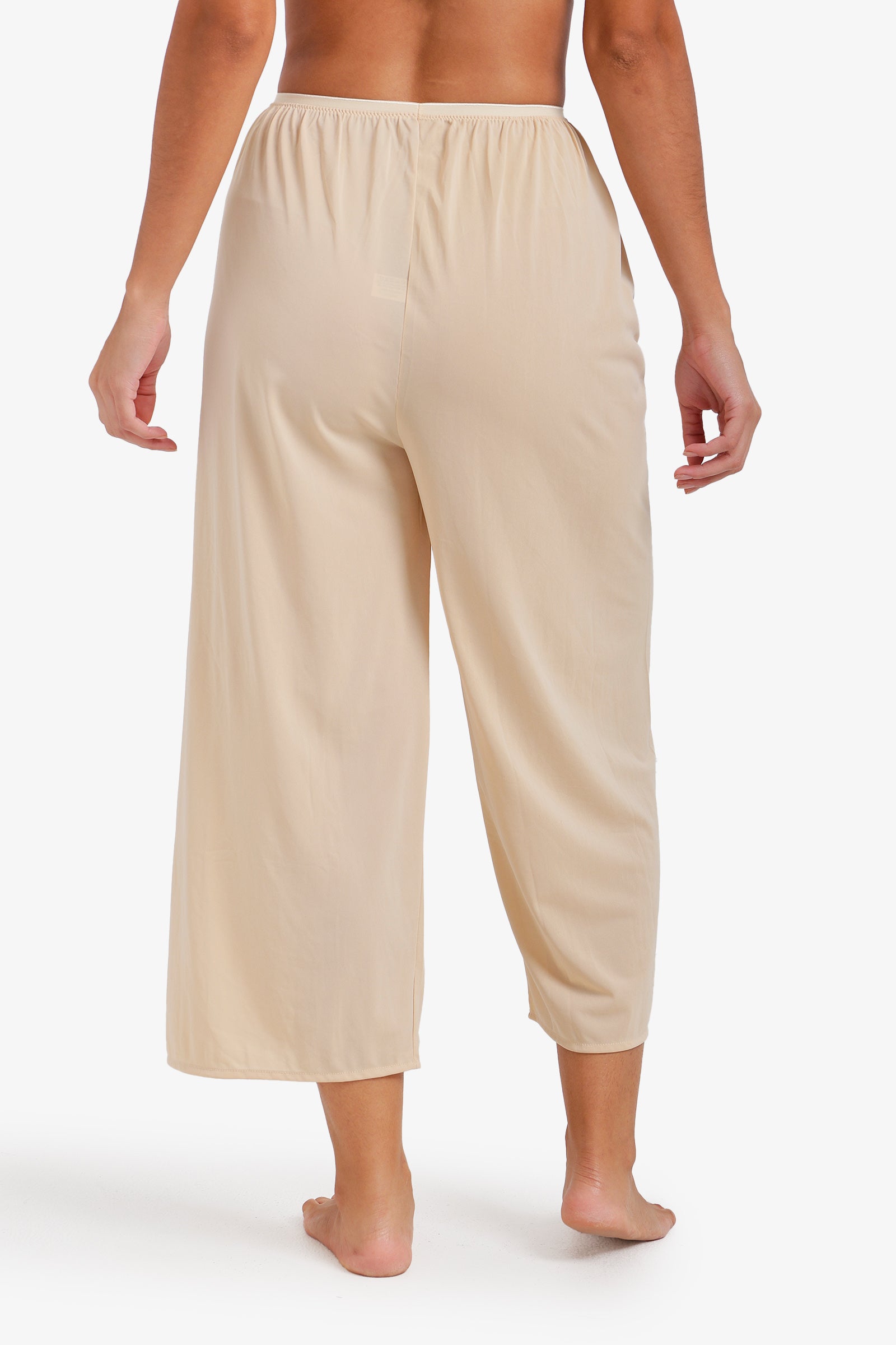 Wide-Leg Slip Pants