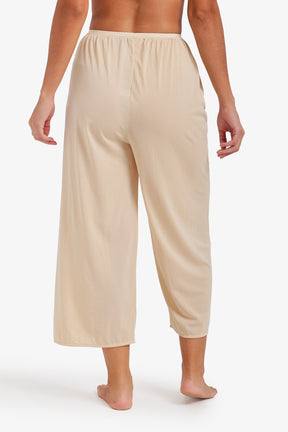 Wide-Leg Slip Pants