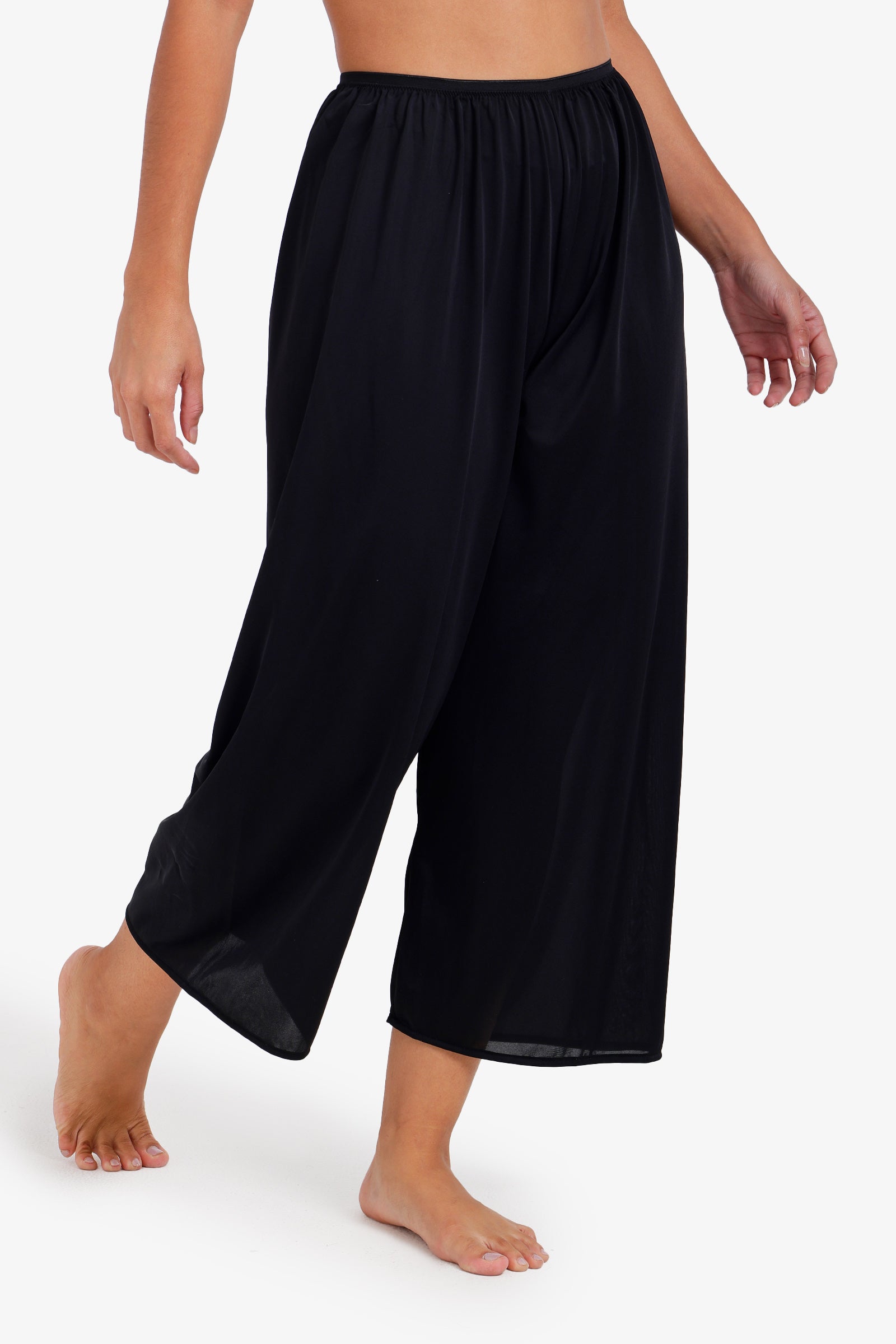 Wide-Leg Slip Pants