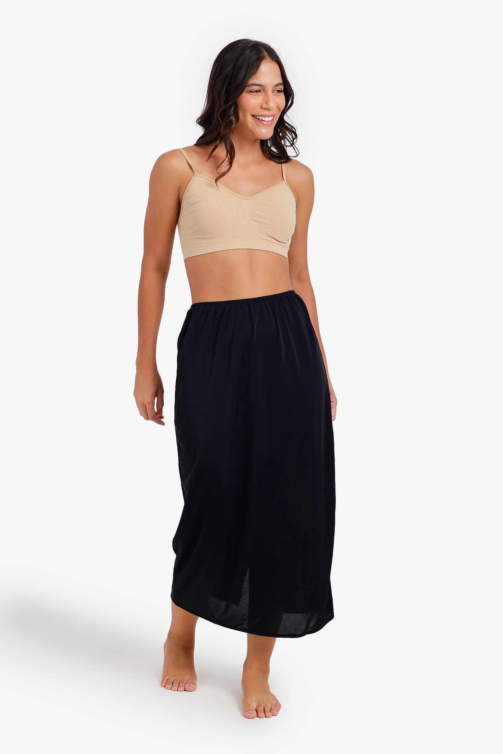 Midi Slip Skirt