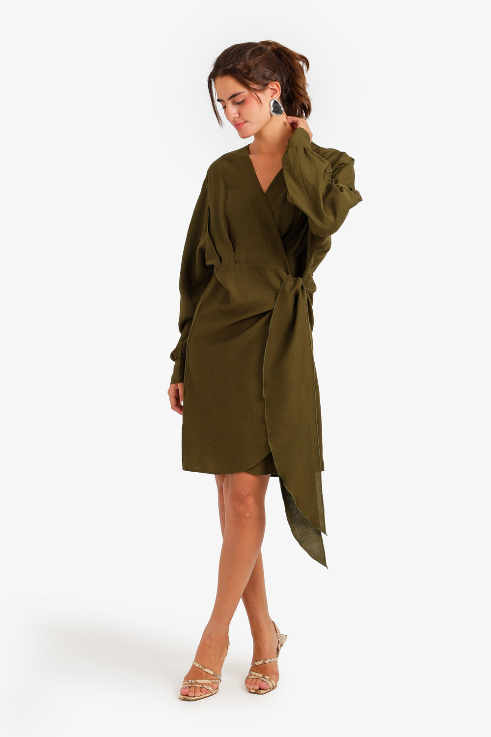 Wrap Mini Beach Dress