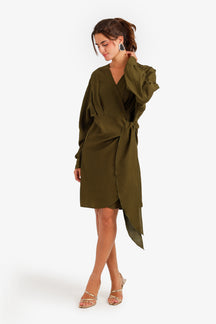 Wrap Mini Beach Dress