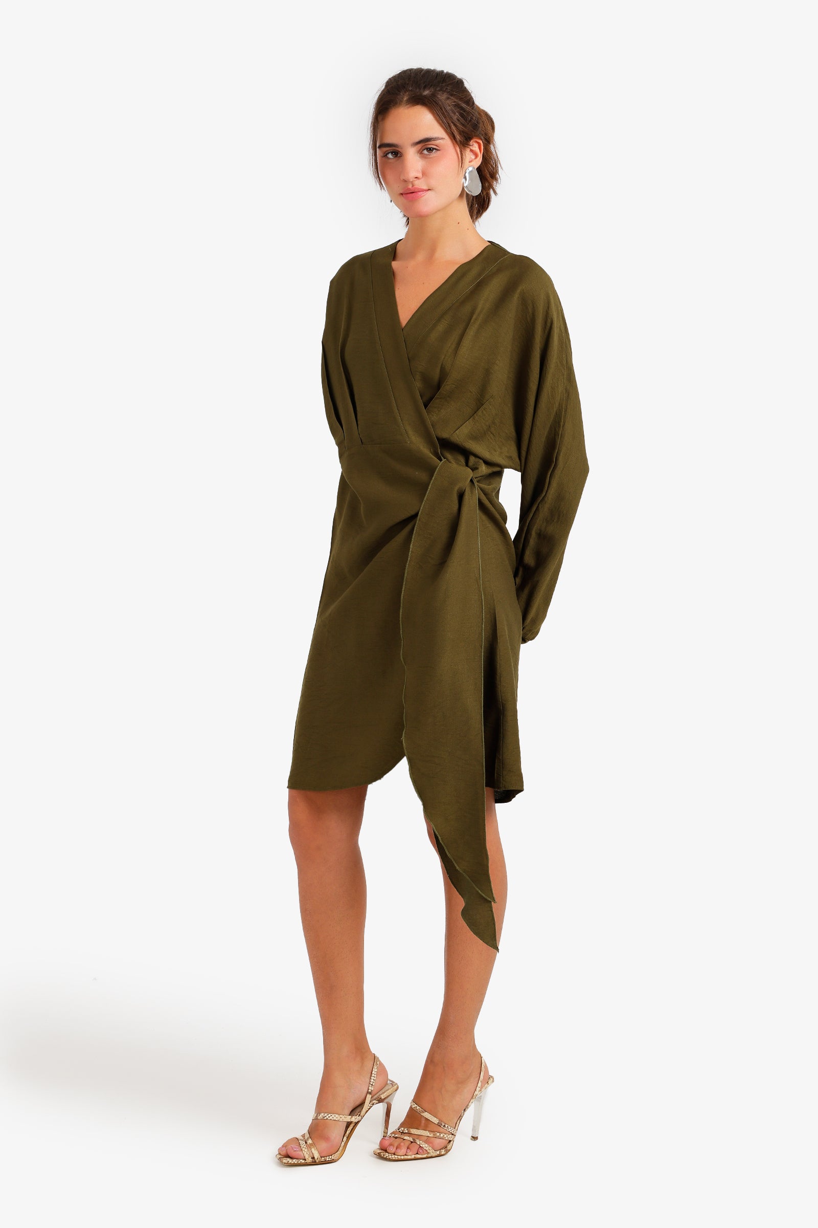 Wrap Mini Beach Dress