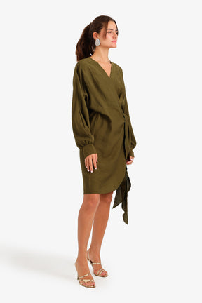 Wrap Mini Beach Dress