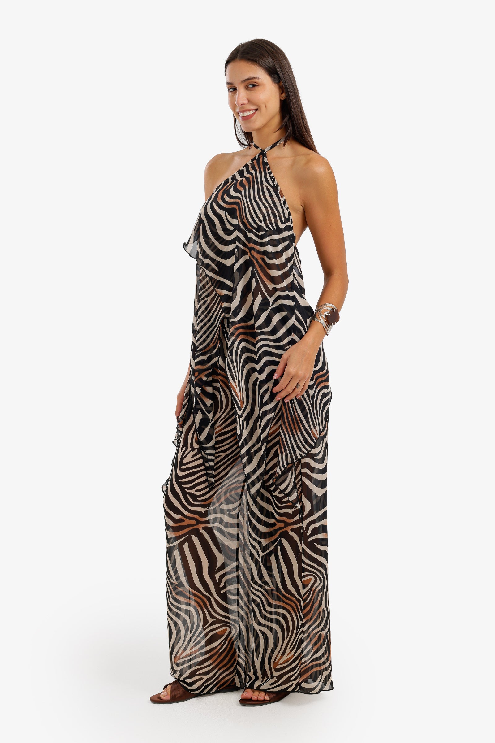 Zebra-Print Beach Set