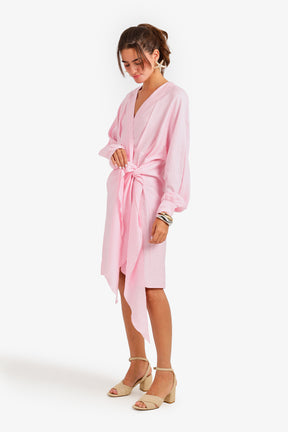 Wrap Mini Beach Dress