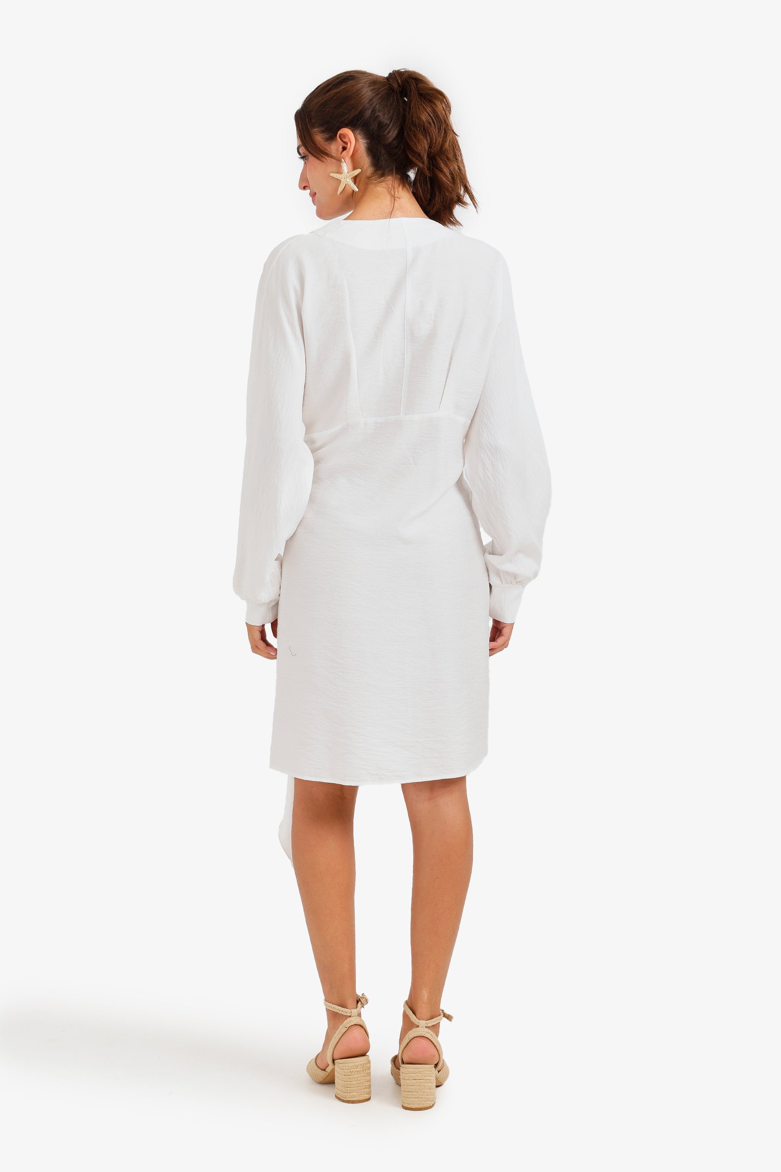 Wrap Mini Beach Dress