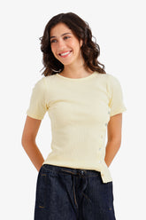 Side Button Closure Top