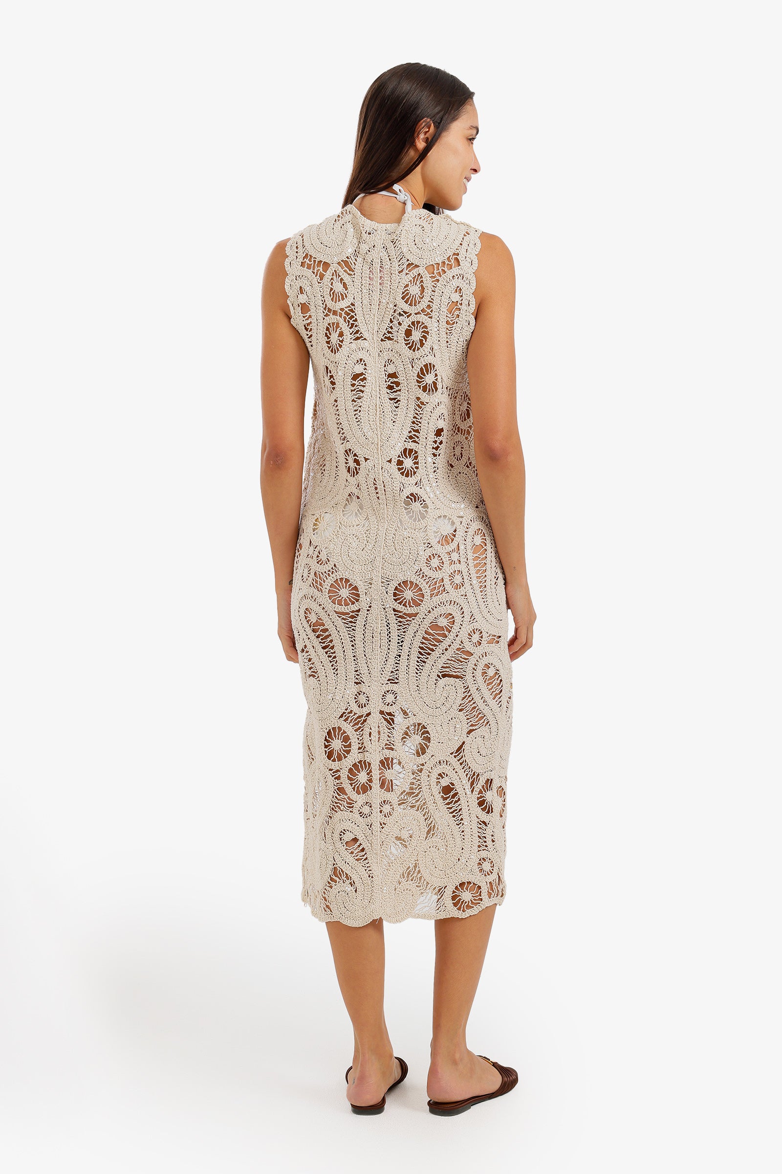 Button-Front Beach Dress