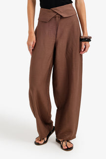 Fold-Over Waist Pants