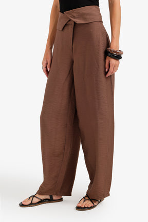 Fold-Over Waist Pants