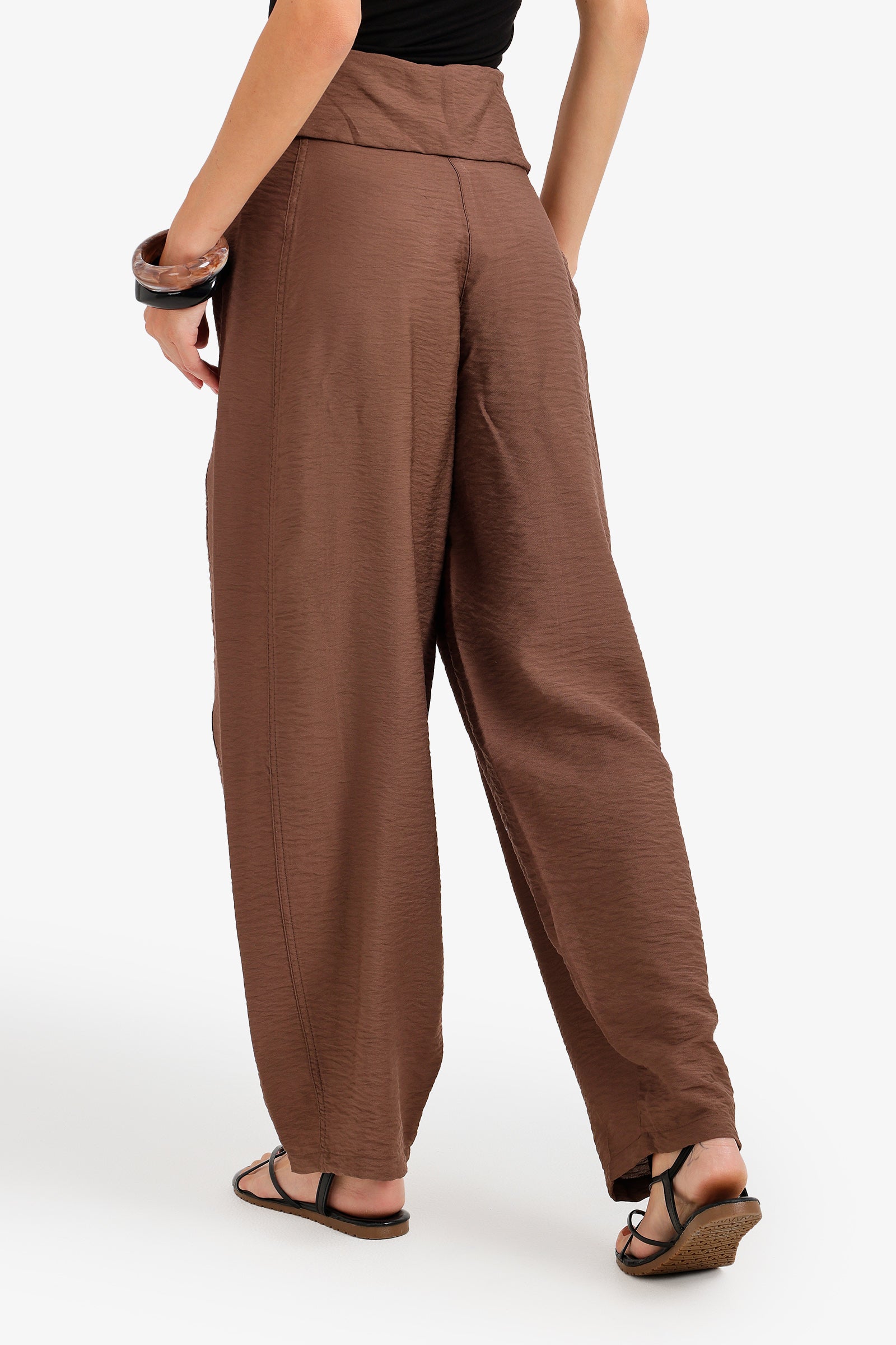 Fold-Over Waist Pants