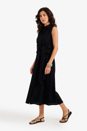 Tie-Front Beach Dress