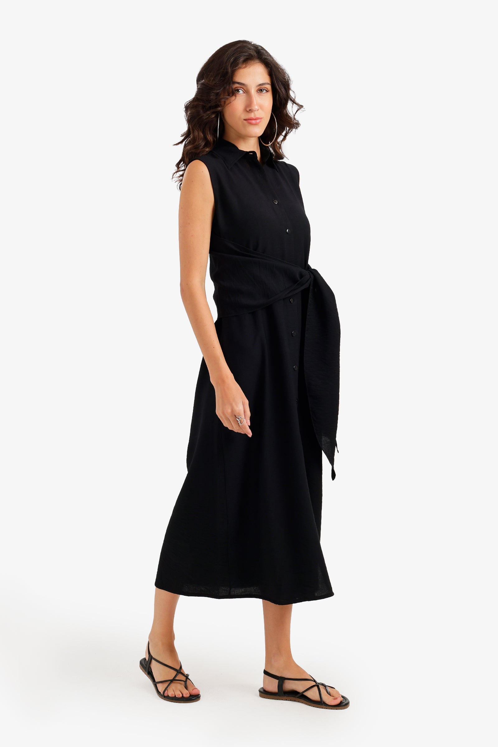Tie-Front Beach Dress