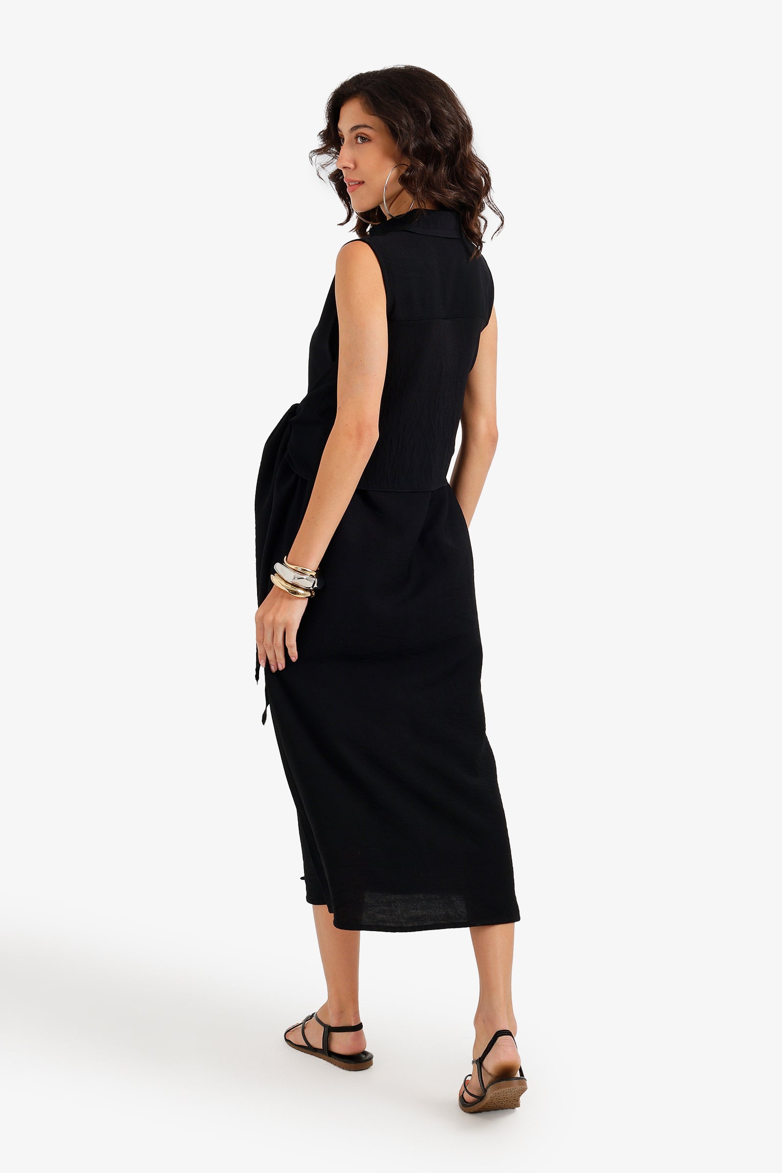 Tie-Front Beach Dress