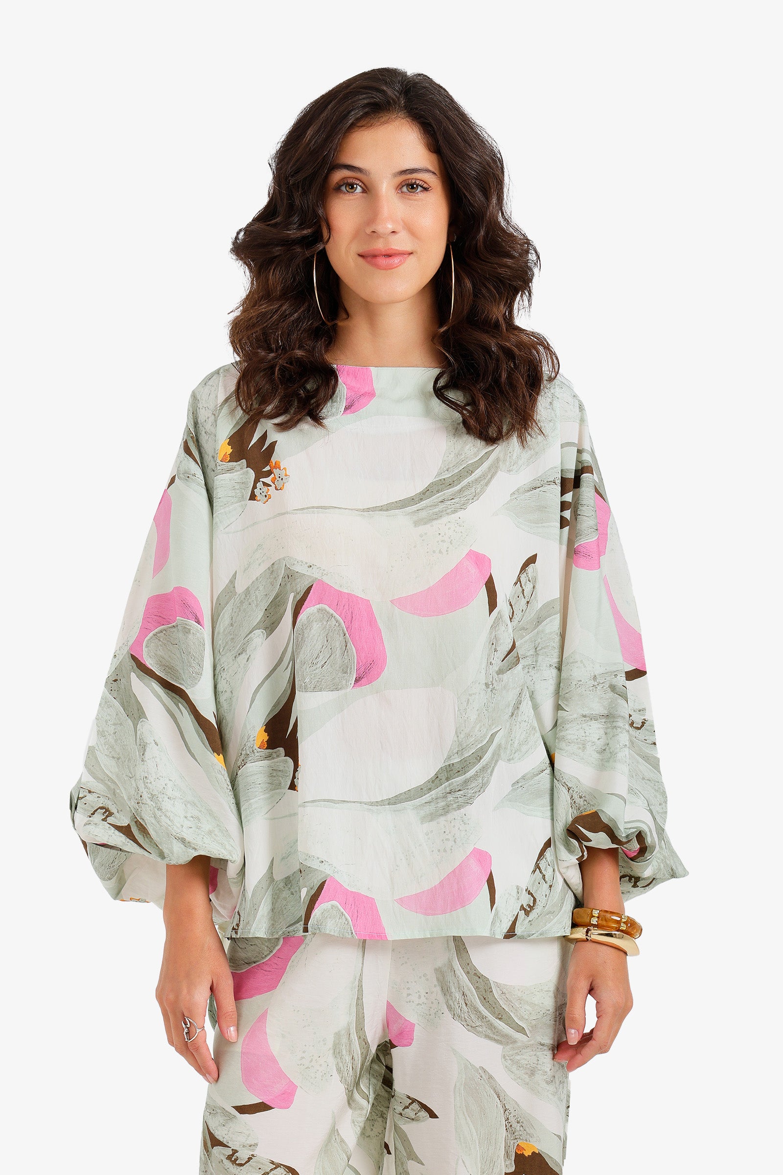 Artistic Botanical Blouse