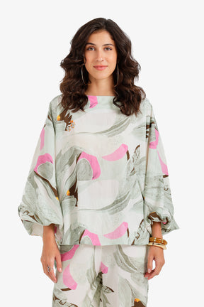 Artistic Botanical Blouse