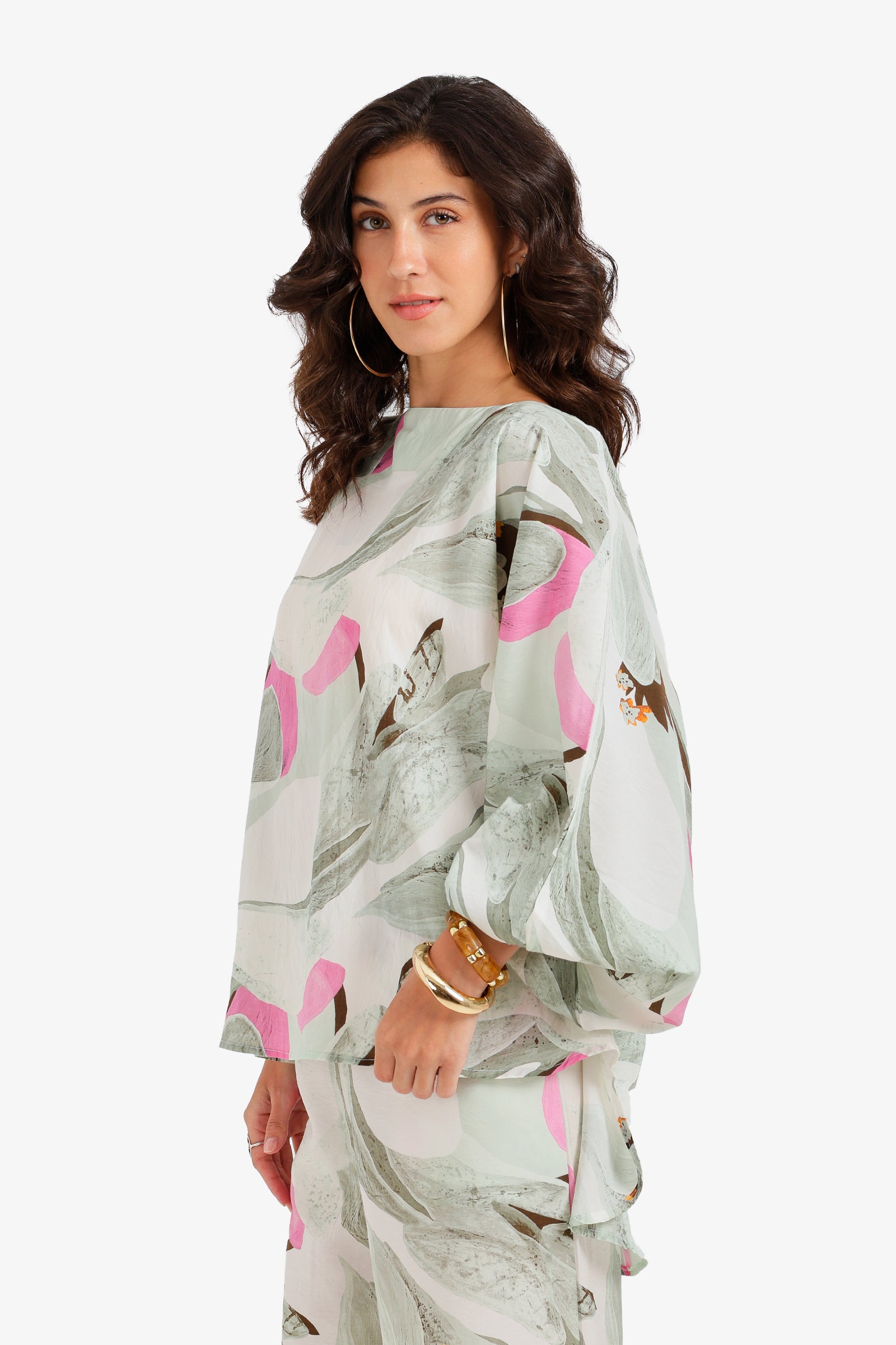 Artistic Botanical Blouse