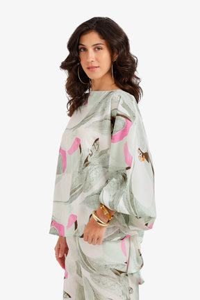 Artistic Botanical Blouse