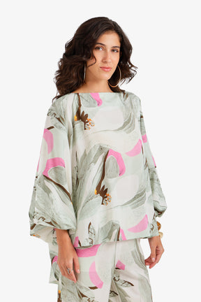Artistic Botanical Blouse